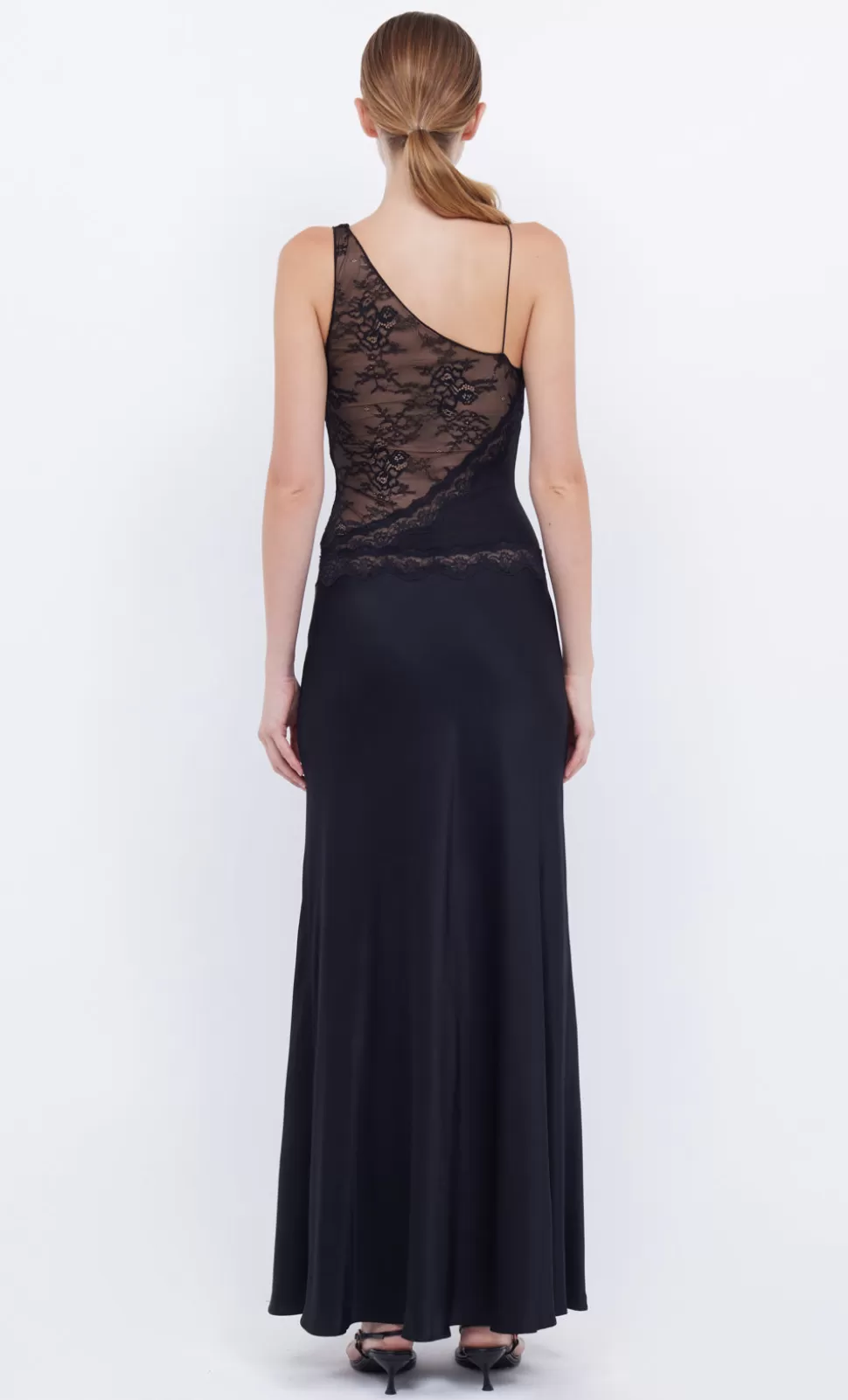 GUESTS | Wedding Guest^BEC + BRIDGE ABRIELLE LACE MAXI DRESS BLACK/BLACK