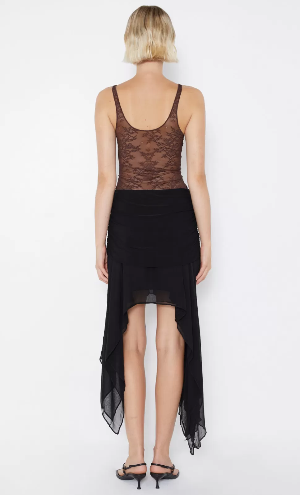 Sleeveless | Tops^BEC + BRIDGE ADONIA TANK CHOCOLATE