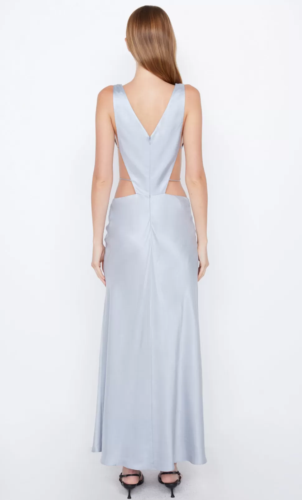 GUESTS^BEC + BRIDGE AGATHE DIAMOND DRESS DOVE BLUE