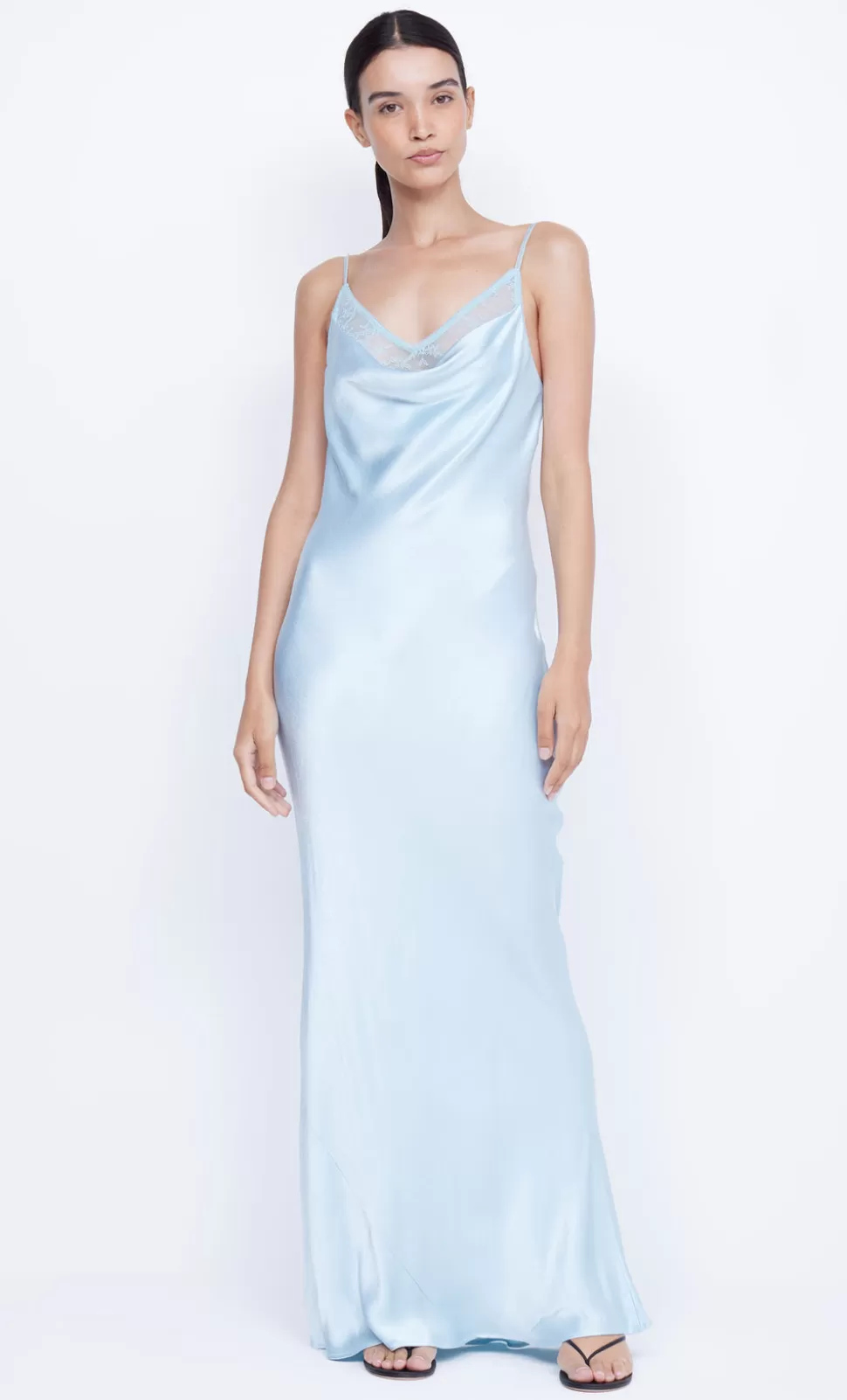 GOWNS | GUESTS^BEC + BRIDGE ARABELLA BACKLESS DRESS DOLPHIN BLUE