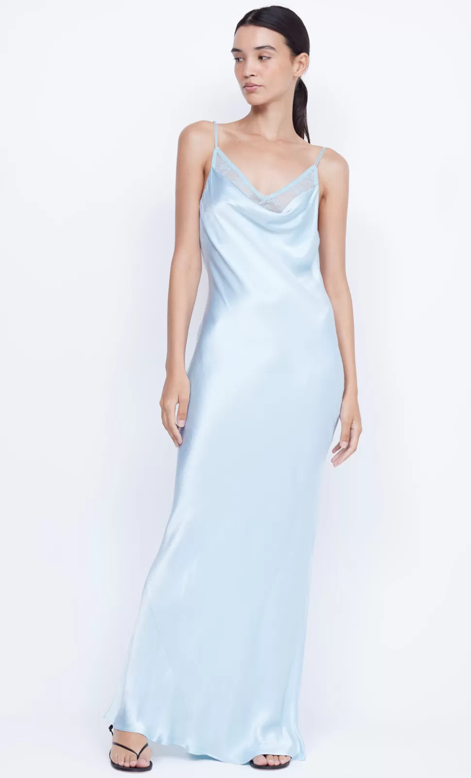 GOWNS | GUESTS^BEC + BRIDGE ARABELLA BACKLESS DRESS DOLPHIN BLUE