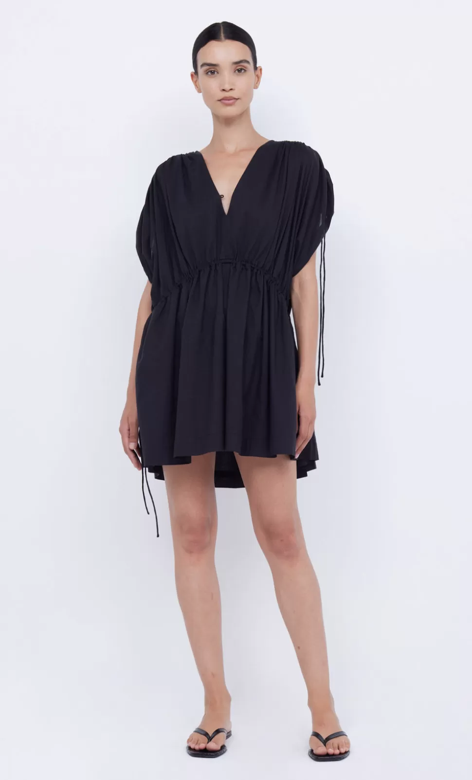 Mini Dresses^BEC + BRIDGE CAPRI V MINI DRESS BLACK