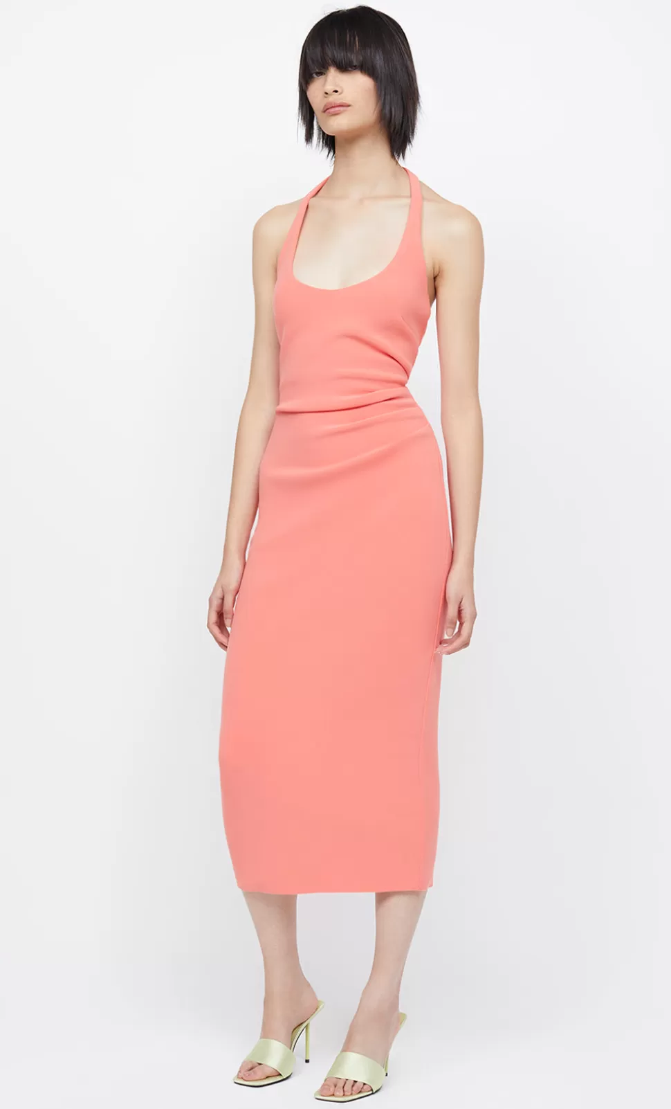 GUESTS | Wedding Guest^BEC + BRIDGE CYNDIE HALTER MIDI DRESS CORAL