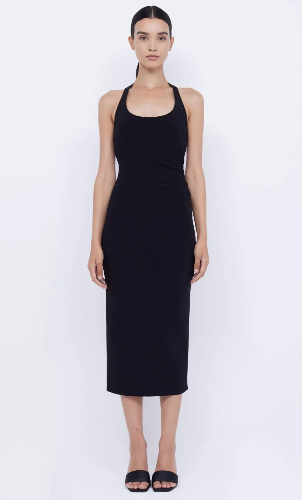 Midi Dresses^BEC + BRIDGE CYNDIE HALTER MIDI DRESS BLACK