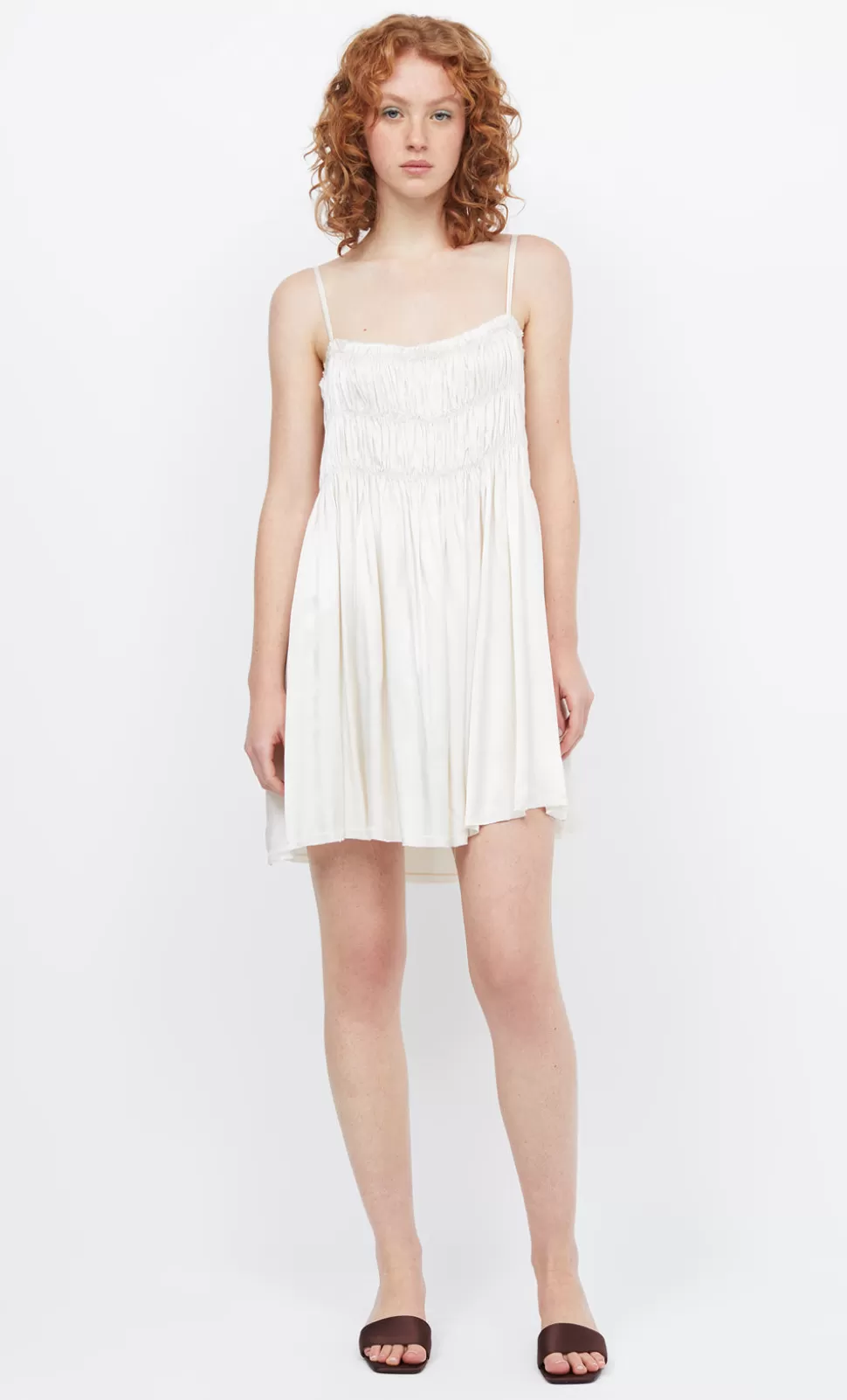 Mini Dresses^BEC + BRIDGE DALI MINI SHIFT DRESS IVORY