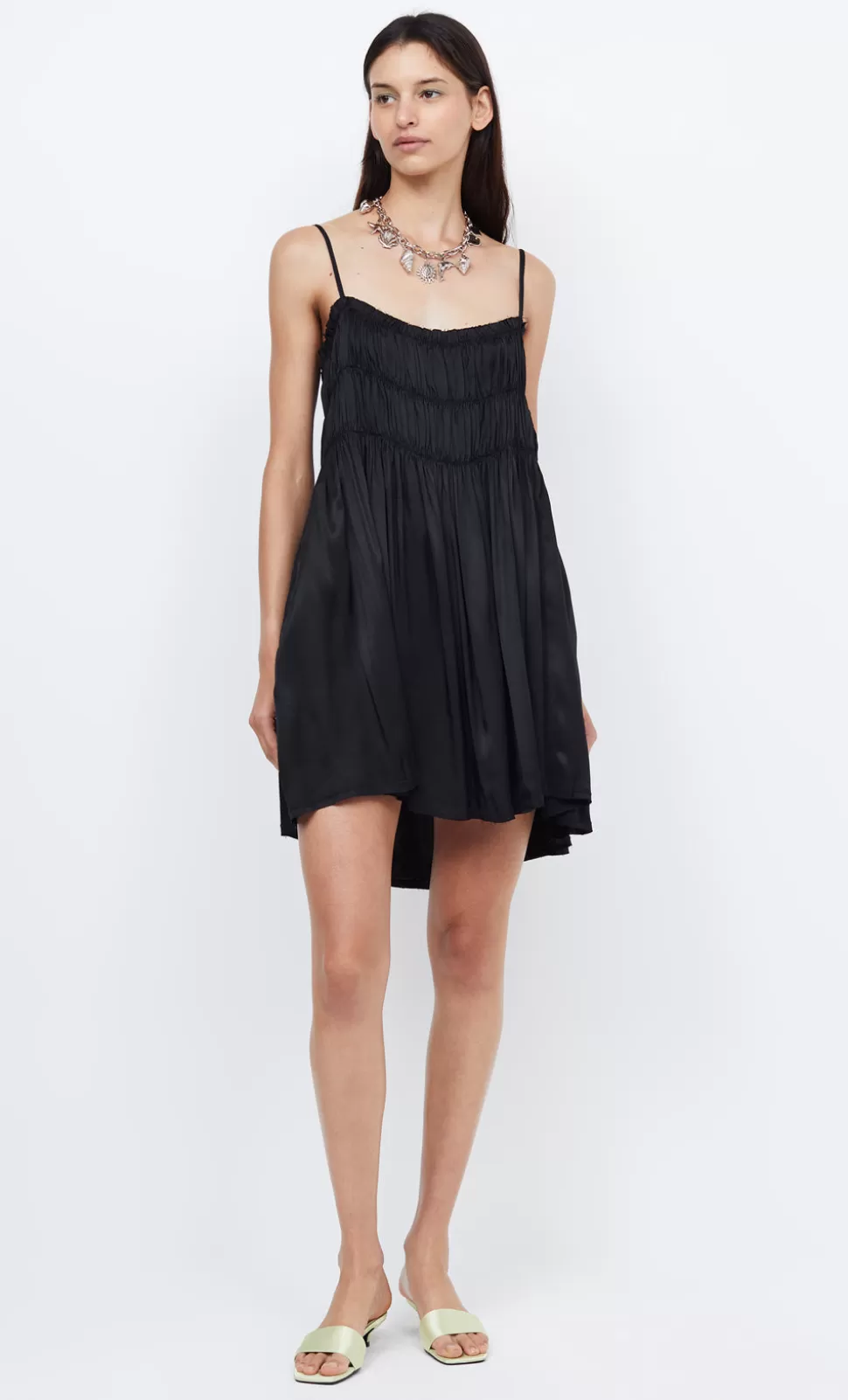 Mini Dresses^BEC + BRIDGE DALI MINI SHIFT DRESS BLACK