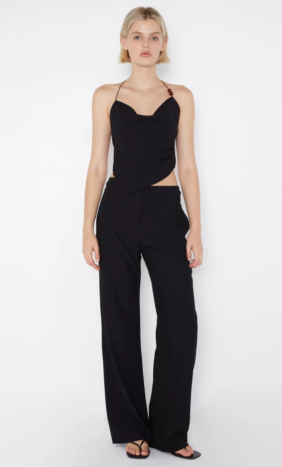 SETS | Bottoms^BEC + BRIDGE DESIREE STRAIGHT LEG PANT BLACK