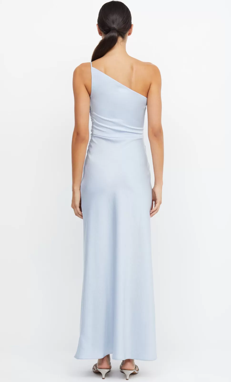 Bridesmaid Dresses | BRIDESMAIDS^BEC + BRIDGE ETERNITY ASYM MAXI DRESS DUSTY BLUE