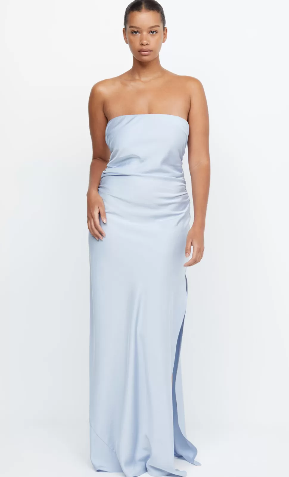 GOWNS | GUESTS^BEC + BRIDGE ETERNITY STRAPLESS MAXI DUSTY BLUE