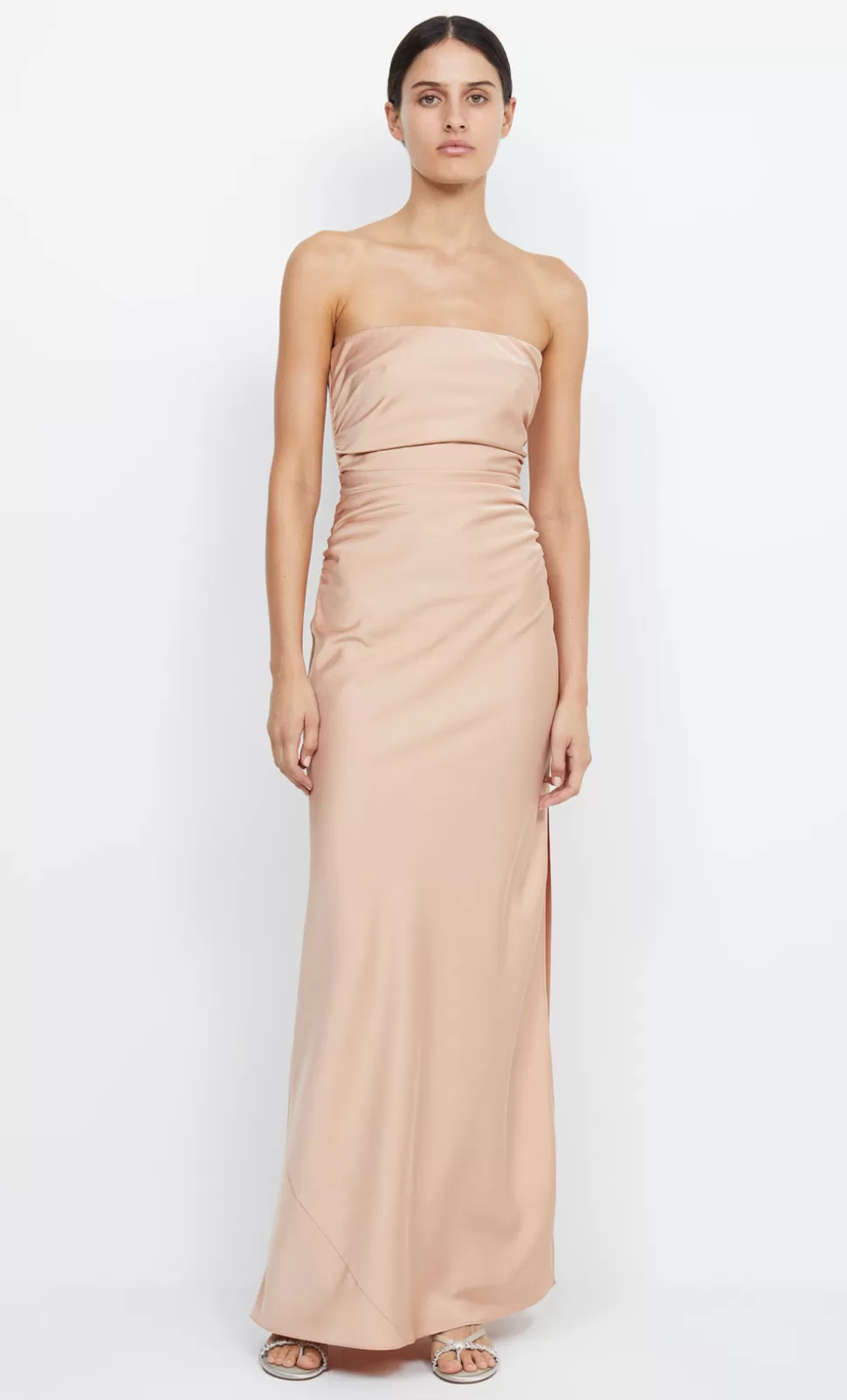 Bridesmaid Dresses | BRIDESMAIDS^BEC + BRIDGE ETERNITY STRAPLESS MAXI ROSE GOLD