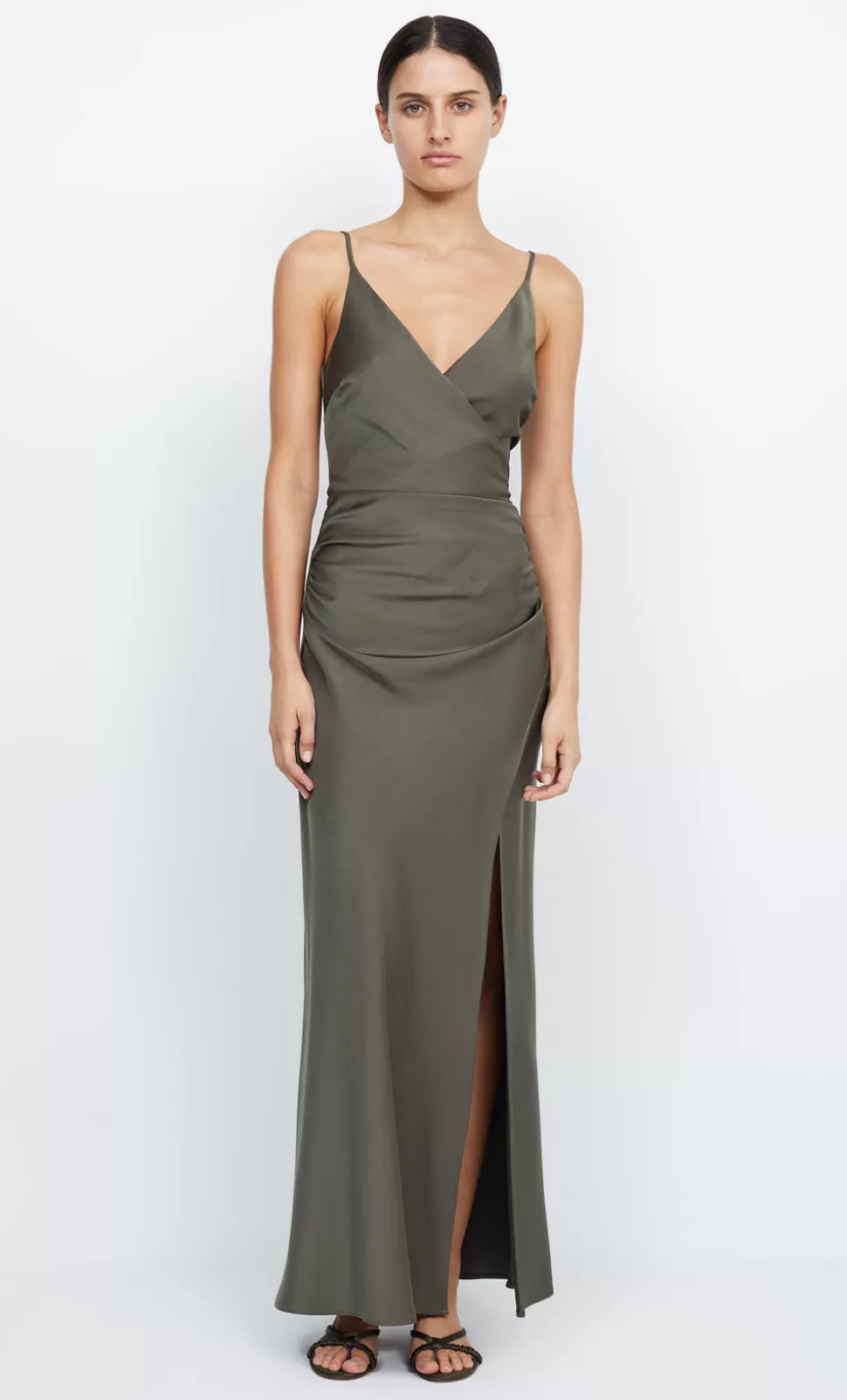 Bridesmaid Dresses | BRIDESMAIDS^BEC + BRIDGE ETERNITY V MAXI DRESS DARK WILLOW