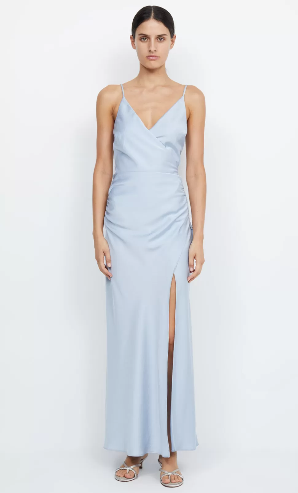 Bridesmaid Dresses | BRIDESMAIDS^BEC + BRIDGE ETERNITY V MAXI DRESS DUSTY BLUE