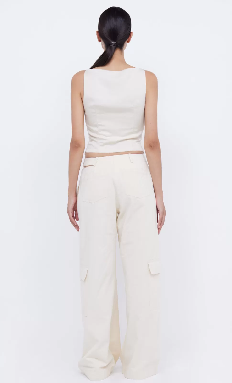 Cropped^BEC + BRIDGE JONES BOATNECK TOP VANILLA BEAN