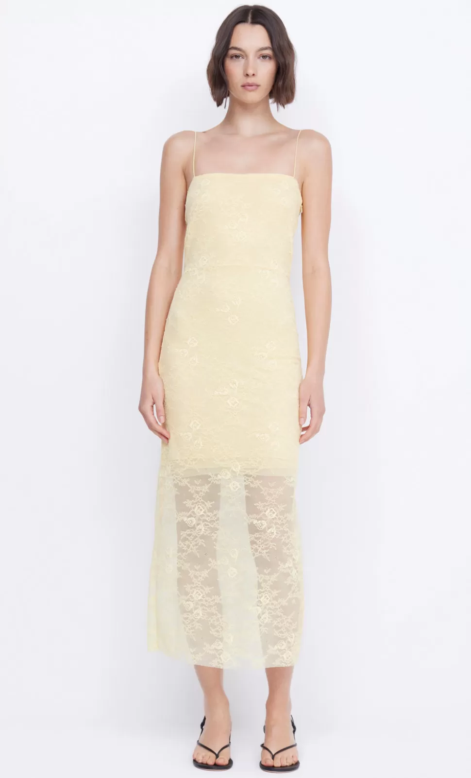 PARTY | Midi Dresses^BEC + BRIDGE JULIETTE COLUMN MIDI DRESS BUTTER YELLOW