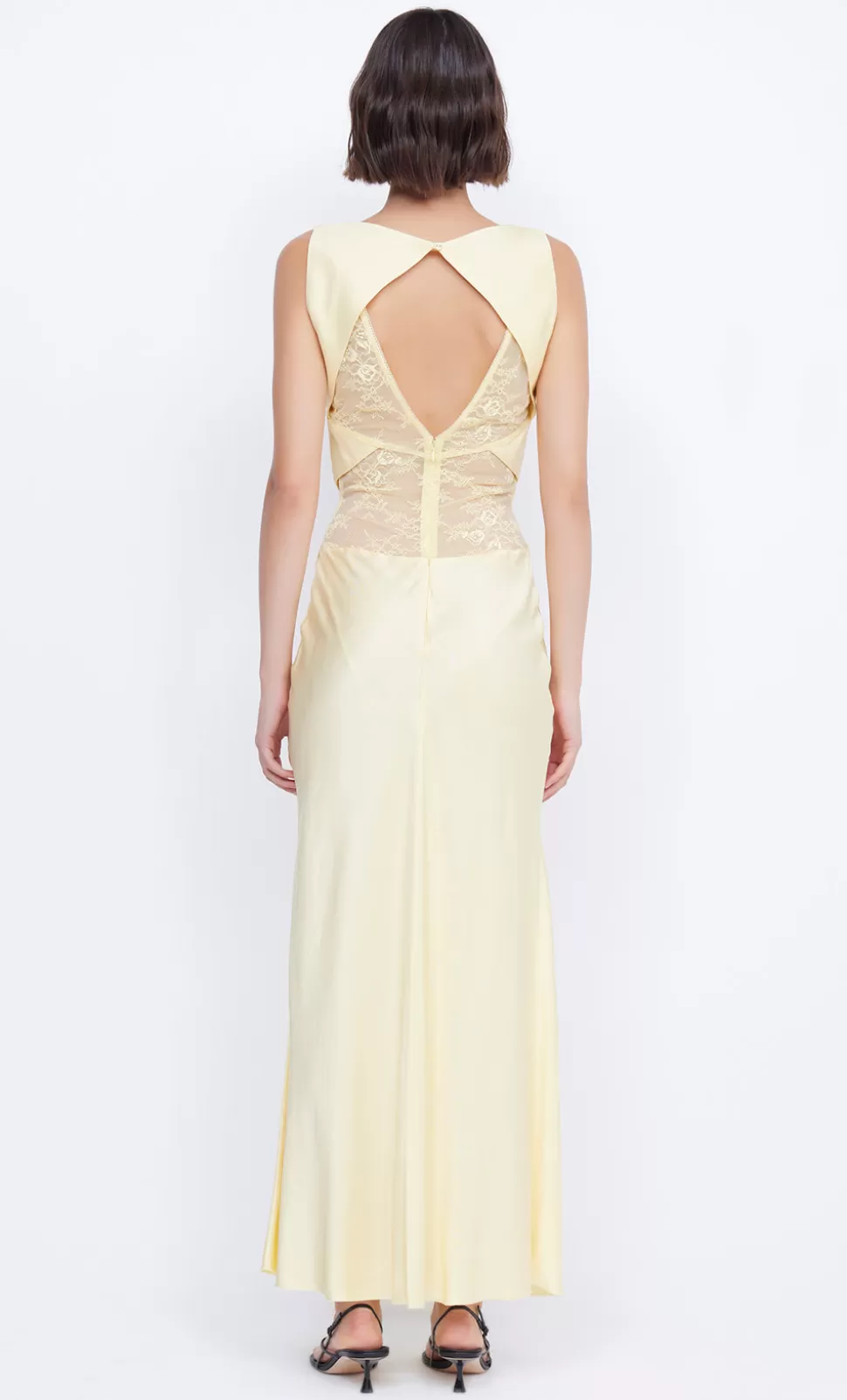 PARTY | MAXI'S^BEC + BRIDGE JULIETTE V NECK MAXI DRESS BUTTER YELLOW