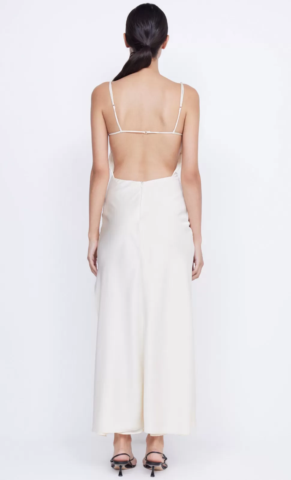 MAXI'S | GOWNS^BEC + BRIDGE MARI LOU GATHERED MAXI DRESS CREAM