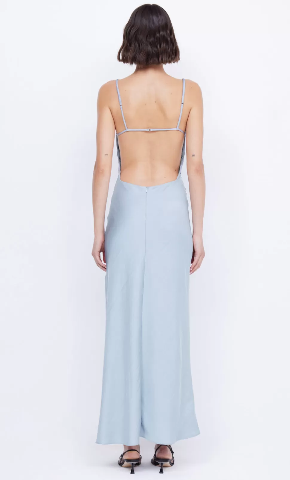 GUESTS | Bridesmaid Dresses^BEC + BRIDGE MARI LOU GATHERED MAXI DRESS DOVE BLUE