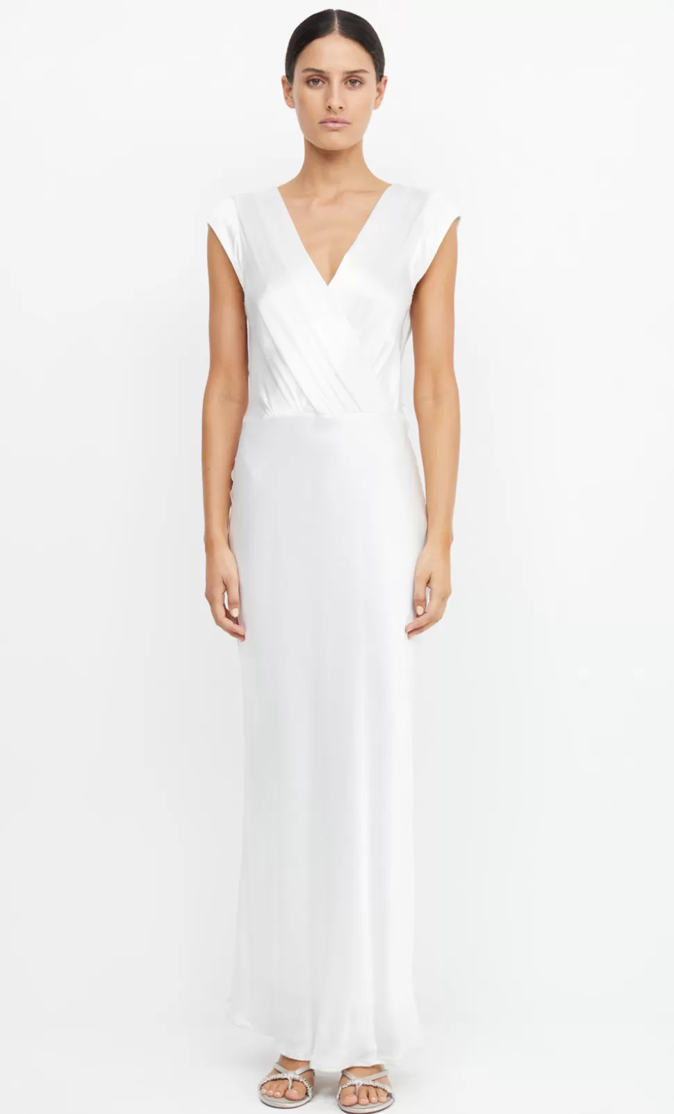 BRIDES^BEC + BRIDGE MOON DANCE MAXI DRESS IVORY