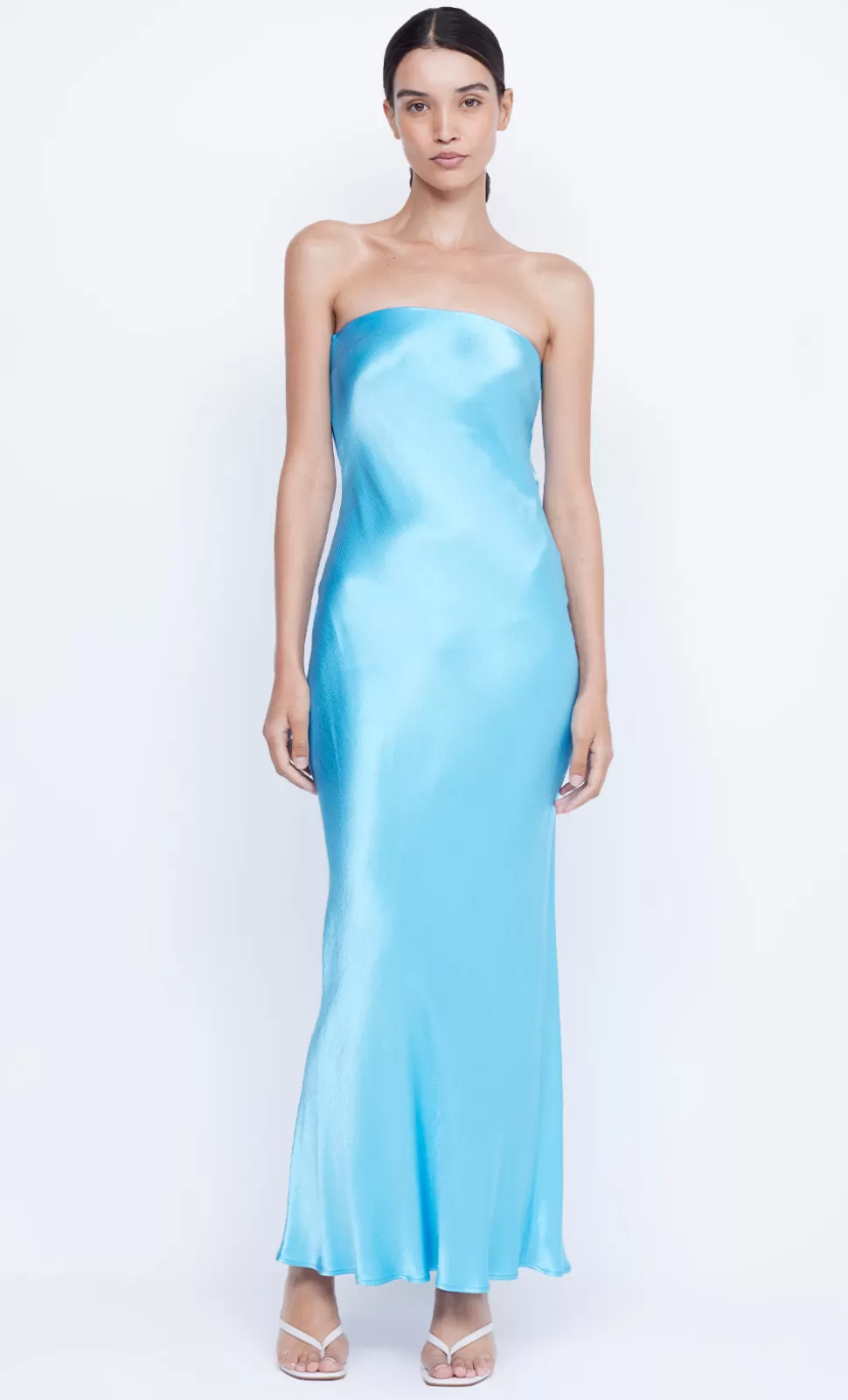 MAXI'S | Wedding Guest^BEC + BRIDGE MOON DANCE STRAPLESS DRESS TOPAZ BLUE