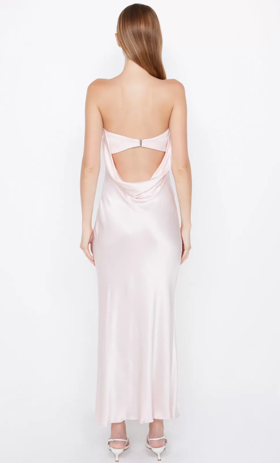 GUESTS^BEC + BRIDGE MOON DANCE STRAPLESS DRESS BLUSH