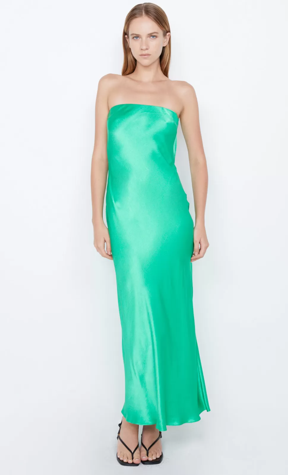 Prom Dresses^BEC + BRIDGE MOON DANCE STRAPLESS DRESS EMERALD