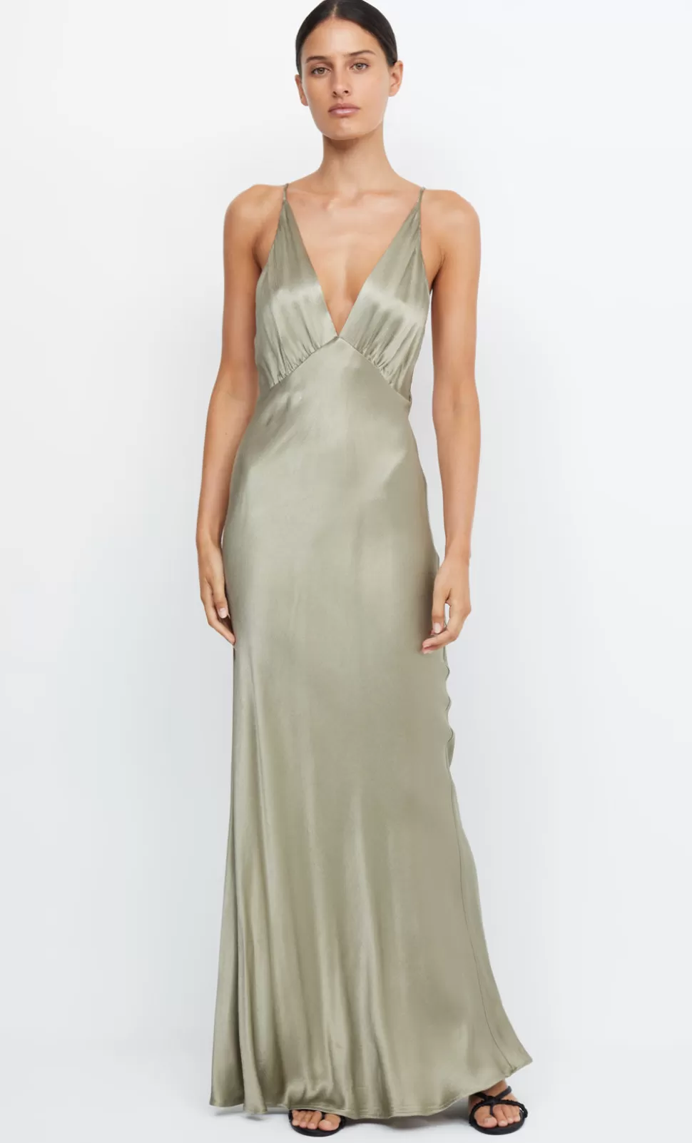 GOWNS | MAXI'S^BEC + BRIDGE MOON  DANCE V MAXI DRESS SAGE