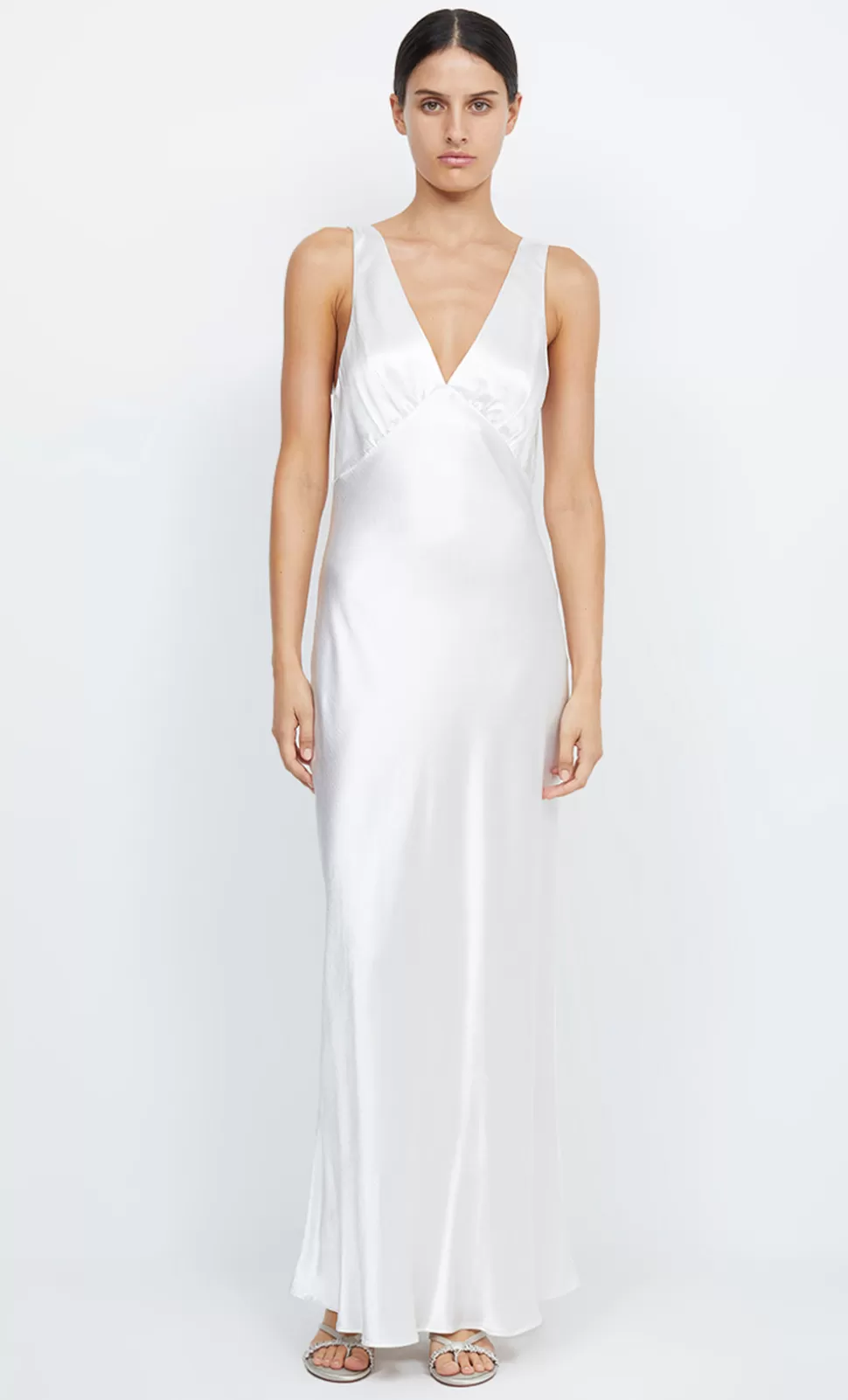 BRIDES^BEC + BRIDGE MOON DANCE VERONA DRESS IVORY