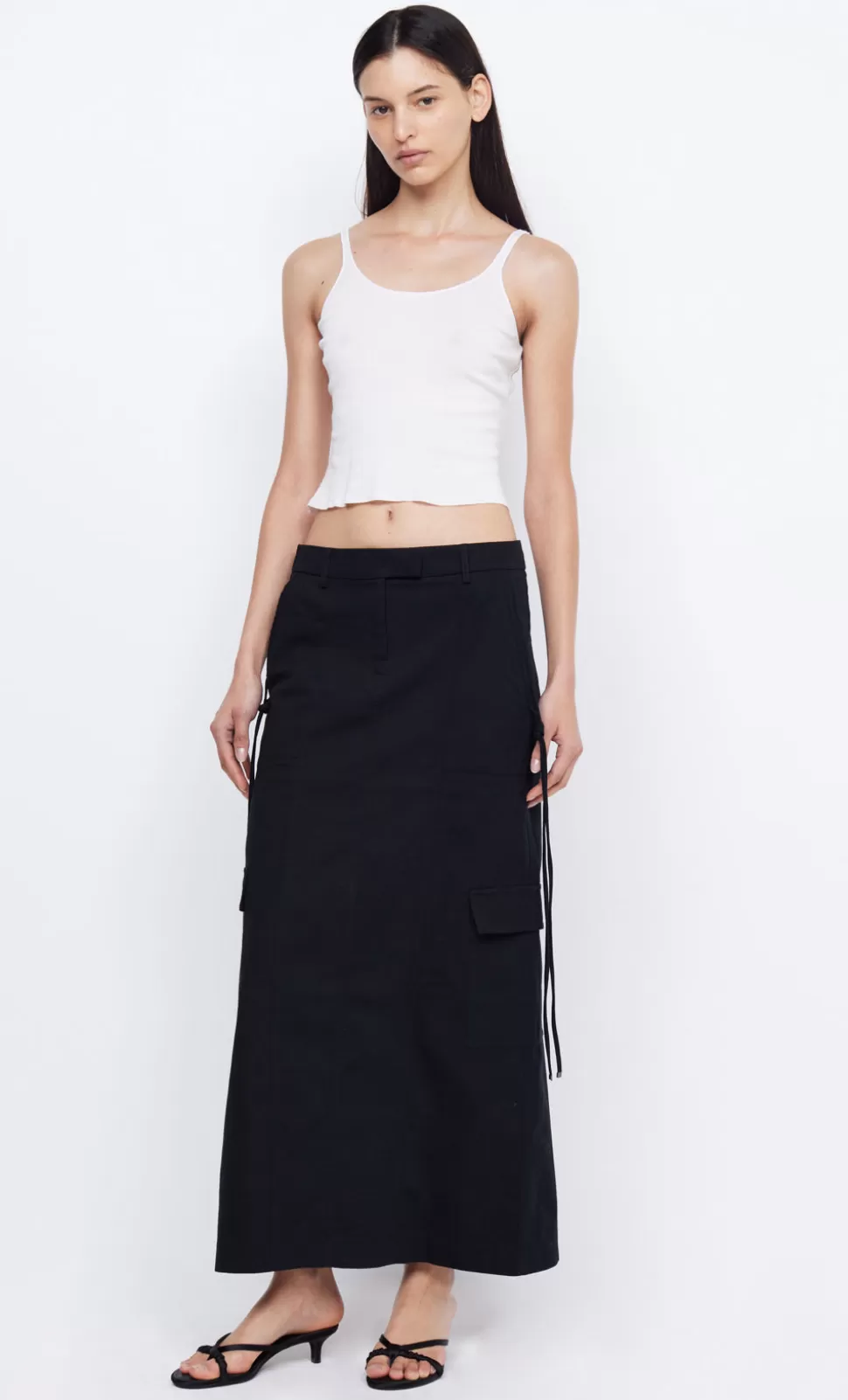 Skirts^BEC + BRIDGE RINA MAXI SKIRT BLACK