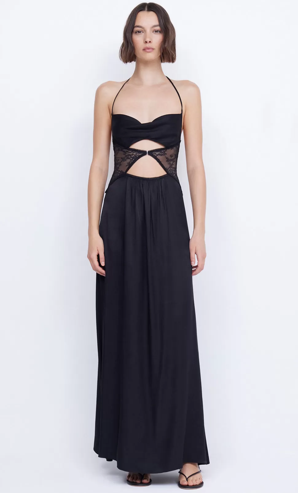 GUESTS | Wedding Guest^BEC + BRIDGE SANTAL HALTER MAXI DRESS BLACK