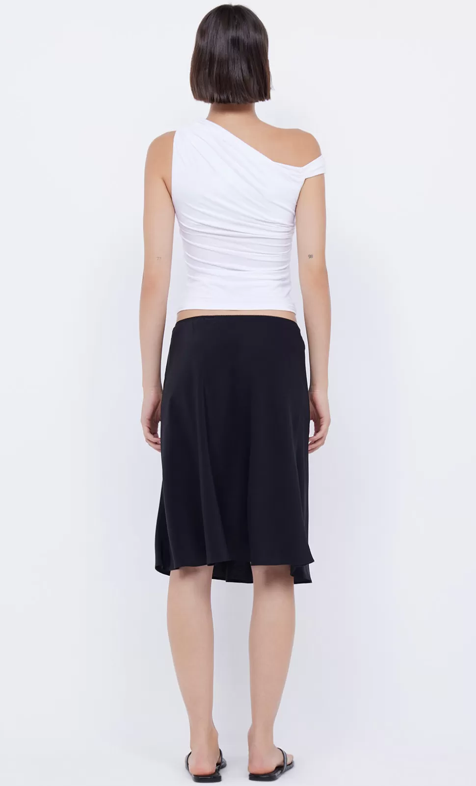 Sleeveless^BEC + BRIDGE SERENE TOP IVORY