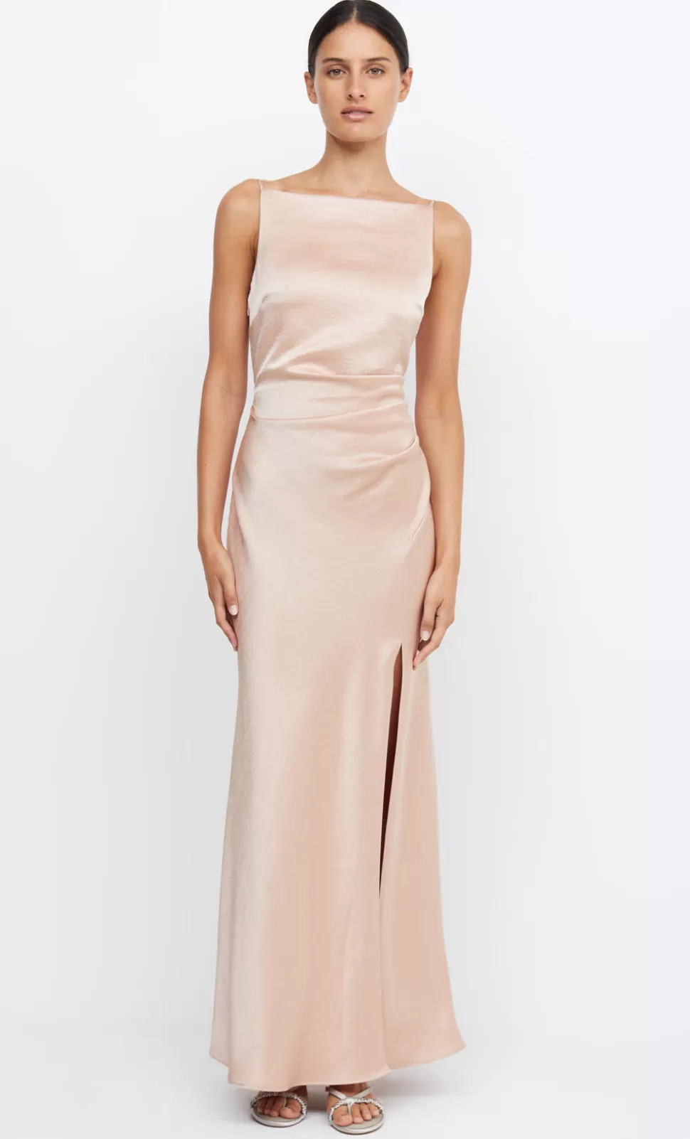 Bridesmaid Dresses | BRIDESMAIDS^BEC + BRIDGE THE DREAMER MAXI DRESS ROSE GOLD