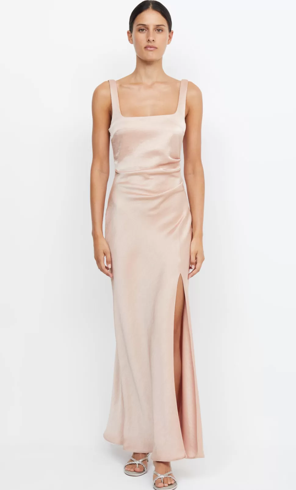 Bridesmaid Dresses | BRIDESMAIDS^BEC + BRIDGE THE DREAMER SQUARE NECK DRESS ROSE GOLD