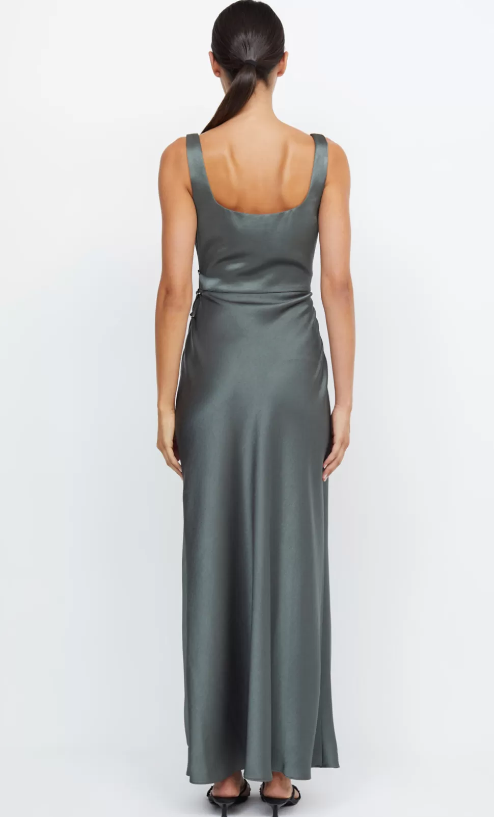 Bridesmaid Dresses | BRIDESMAIDS^BEC + BRIDGE THE DREAMER SQUARE NECK DRESS DARK WILLOW