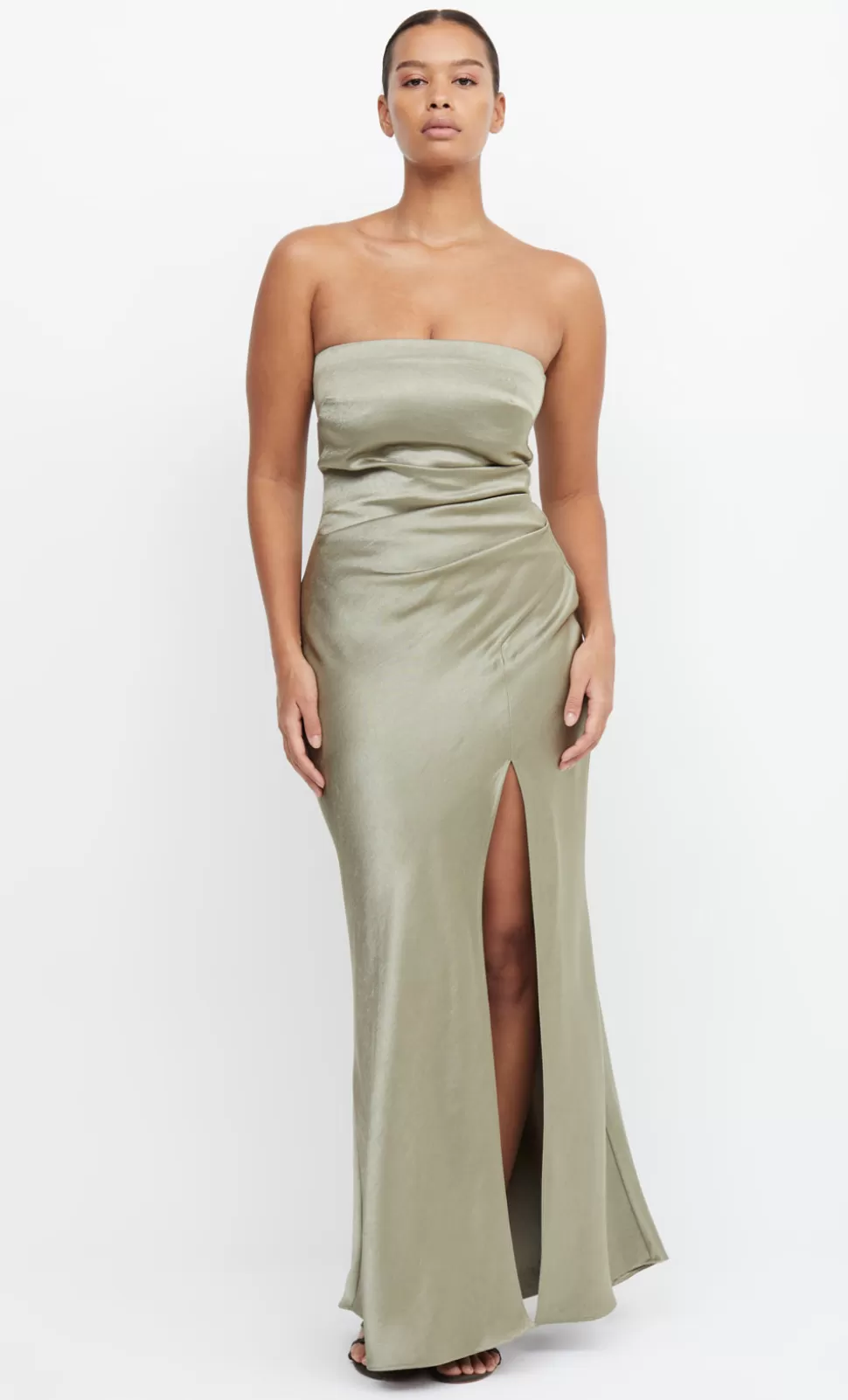 Bridesmaid Dresses | BRIDESMAIDS^BEC + BRIDGE THE DREAMER STRAPLESS DRESS SAGE