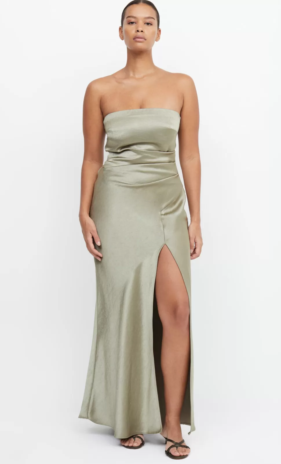 Bridesmaid Dresses | BRIDESMAIDS^BEC + BRIDGE THE DREAMER STRAPLESS DRESS SAGE