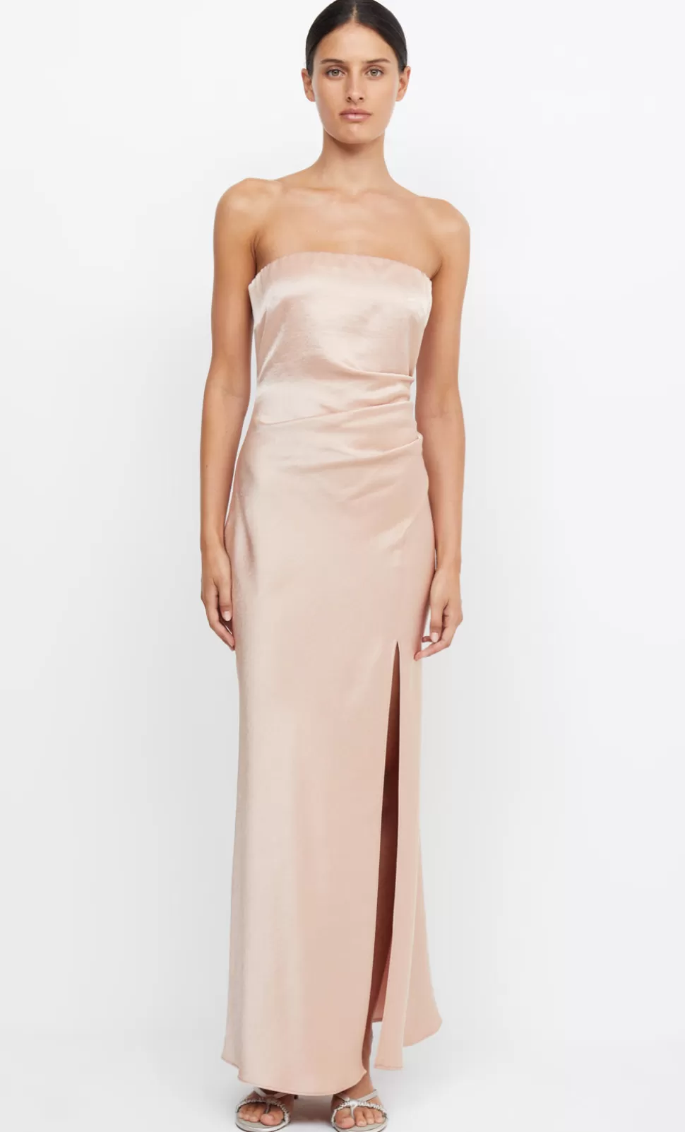 Bridesmaid Dresses | BRIDESMAIDS^BEC + BRIDGE THE DREAMER STRAPLESS DRESS ROSE GOLD